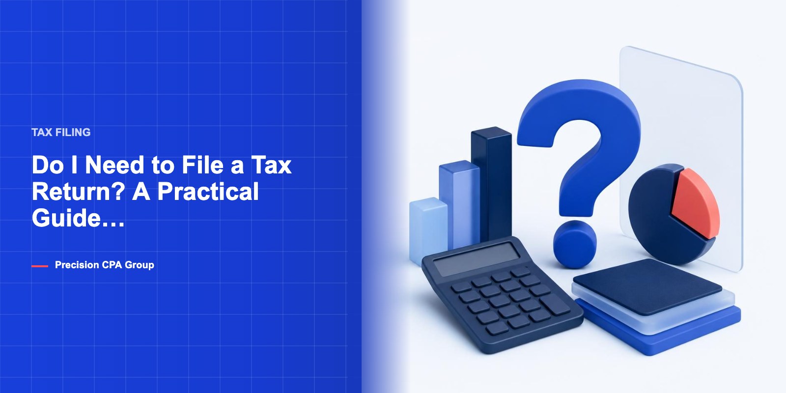 Organized tax documents and a calculator arranged for a tax filing review
